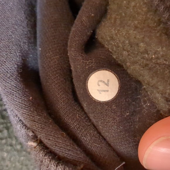 Scuba Hoodie Black Size 12 Fleece - Picture 6 of 6